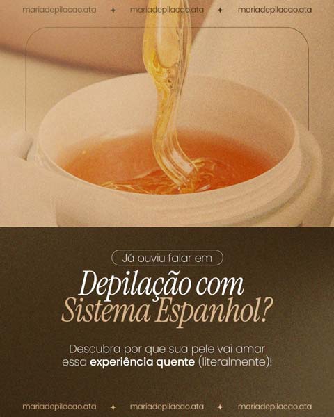 depilação com sistema espanhol depilação com sistema espanhol