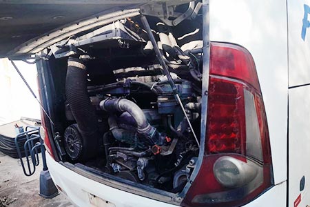 serviço de manutenção de motor