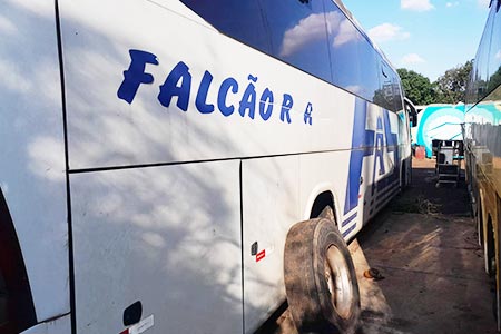 serviço de manutenção corretiva de ônibus