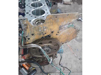 montagem de motores volvo
