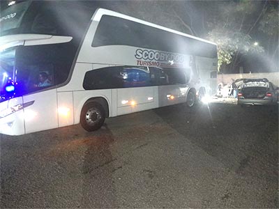 socorro de ônibus quebrado