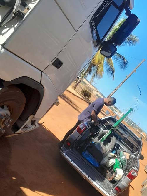 serviço de troca de cabeçote na estrada