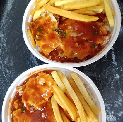Marmitex carme e molho Marmitex carme e molho