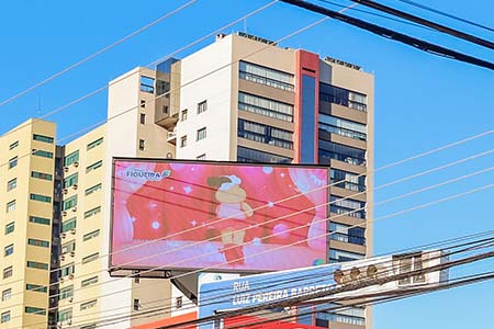 Painel em LED painel em led