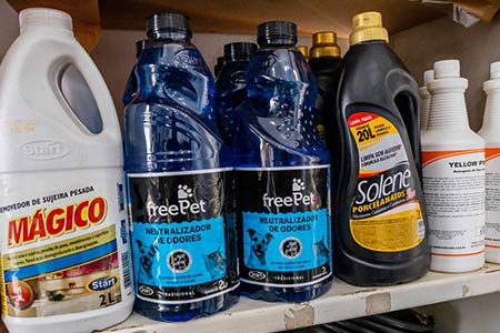 limpeza pesada e neutralizador de odores