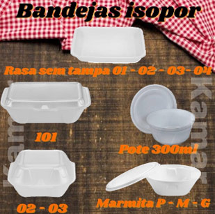 bandejas de isopor