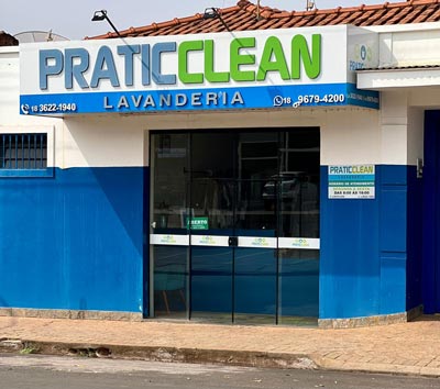 unidade da pratic clean lavanderia em Araçatuba