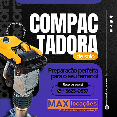compactadora de solo