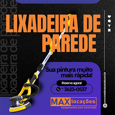 lixadeira de parede