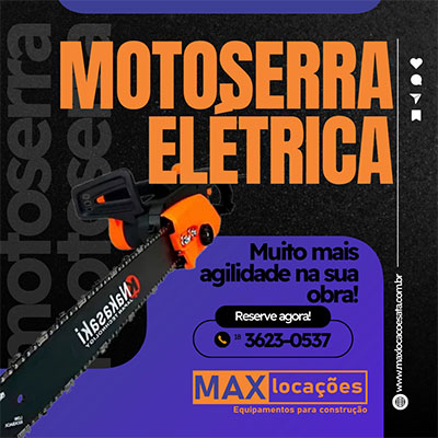 motosserra elétrica