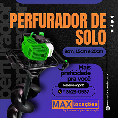 perfurador de solo