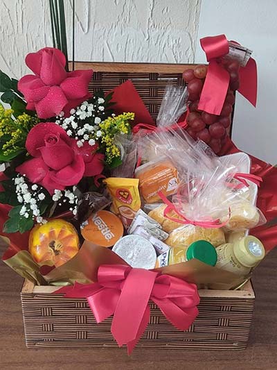 cesta de aniversário