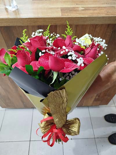 buquê de rosas