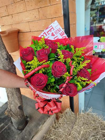 buquê de rosas