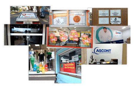 produtos de comunicação visual