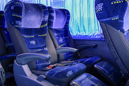 Poltrona semi-leito ônibus com poltrona semi-leito
