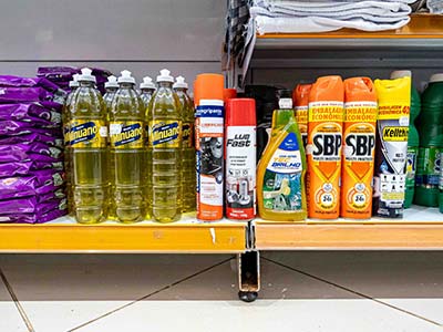 Produtos de limpeza