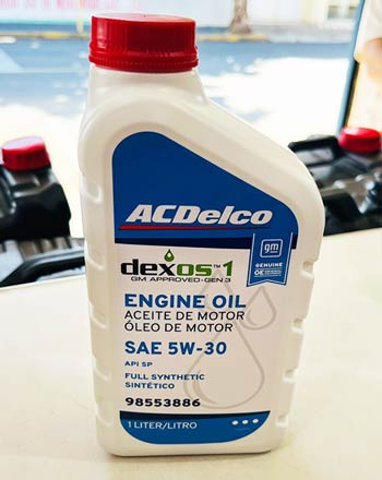 ACDelco Engine Oli SAE 5w 30 - API-SP ACDelco Engine Oli SAE 5w 30 - API-SP