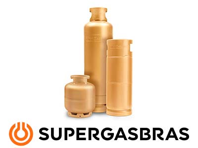 Botijão de gás Supergasbras botijão de gás supergasbras
