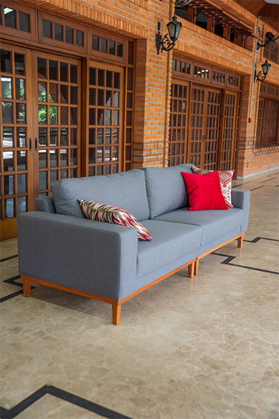 sofá de living com conforto para sala de tv