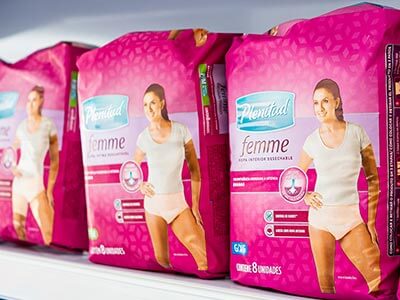Roupa íntima descartável feminina Roupa íntima descartável feminina