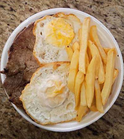 Bife à cavalo bife à cavalo