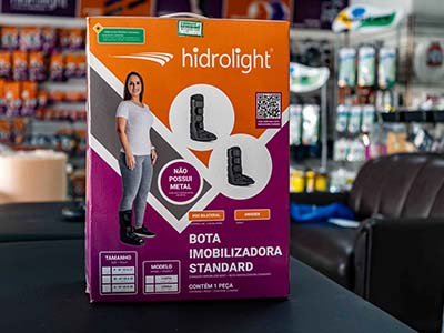 bota imobilizadora hidrolight