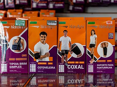 tipoia, cotoveleira e coxal