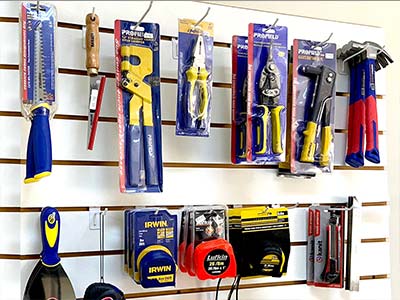 equipamentos e ferramentas de instalação