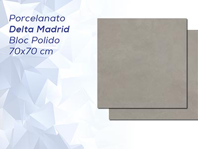 Porcelaneto Delta Madrid Bloc Polido 70x70cm Porcelaneto Delta Madrid Bloc Polido 70x70cm