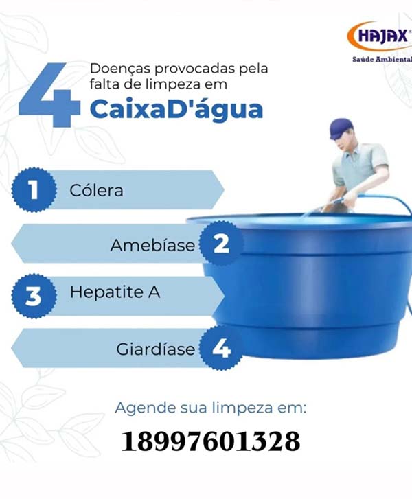 limpeza de caixa d'água