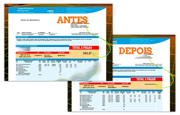 economia de até 95% na conta de energia economia de até 95% na conta de energia