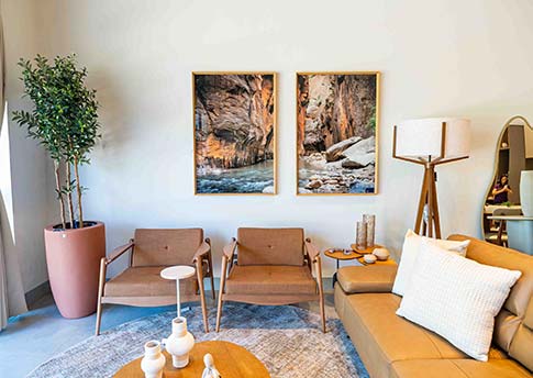 móveis e decoração para sala