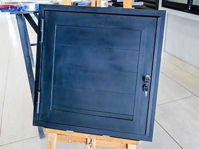 porta para alçapão em alumínio porta para alçapão em alumínio