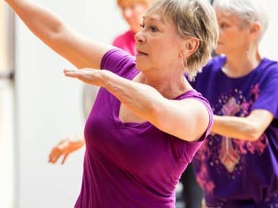 Aula de zumba para idosos