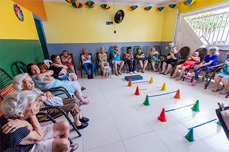 área de convivência