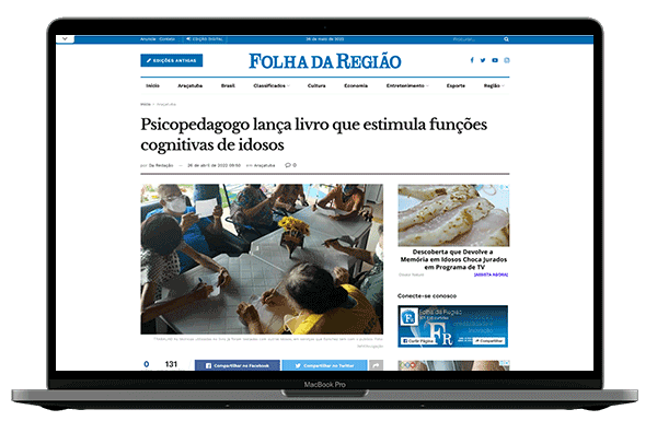 Matéria no Folha da Região