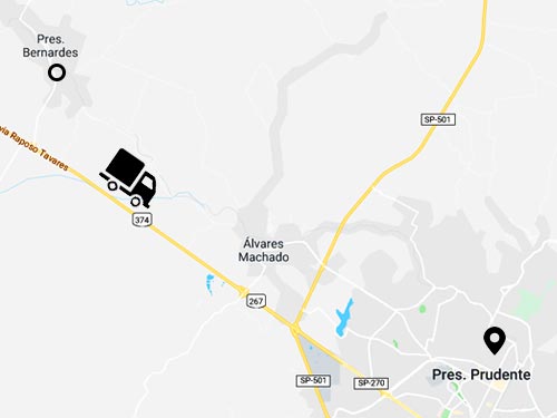 Fretes intermunicipais Fretes intermunicipais