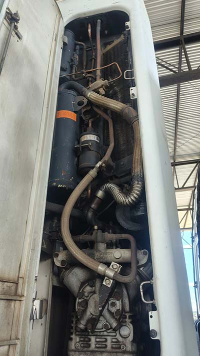 solução de problemas no motor de refrigeração do caminhão