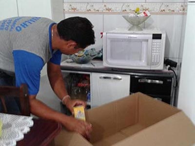 embalando materiais de cozinha embalando materiais de cozinha