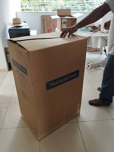 caixa para mudança