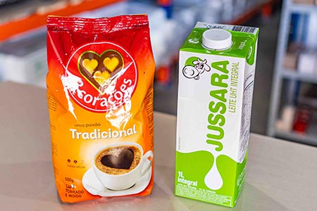 Café e leite UHT integral café e leite