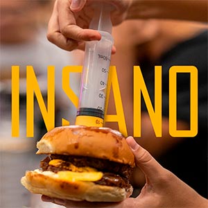 Hambúrguer insano Hambúrguer insano