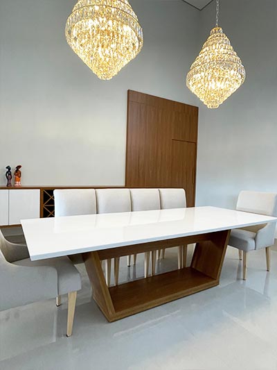 mesa para sala de jantar