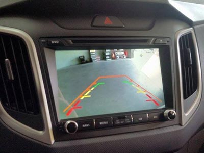 Instalação de sensor de estacionamento Câmera de ré para carro