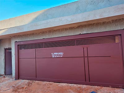 Portão fechado para garagem Portão fechado para garagem
