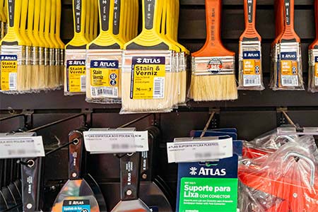 pincéis, espátulas e suportes para lixa pincéis, espátulas e suportes para lixa