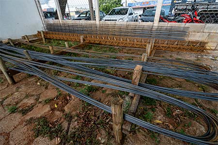 ferro para construção