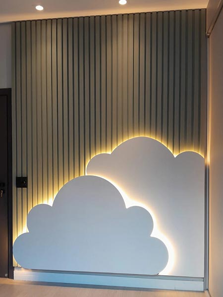 painel com iluminação painel com iluminação