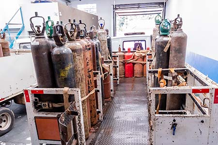 tanques para gases industriais